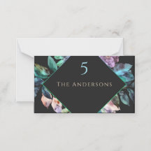 エレガントカラフル花模様ブ結婚ラック