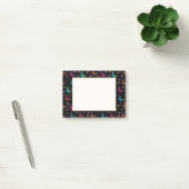 エレガントカラフル蝶オンブラック ポストイット (オフィス)