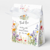 エレガントカラフル野結婚花 フェイバーボックス (正面サイド)