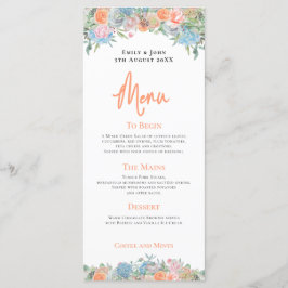 エレガントカラフル離れ縁ど結婚フローラ メニュー