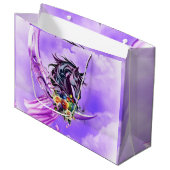 エレガントカラフル ラージペーパーバッグ (正面アングル)