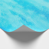 エレガントカリブのターコイズ ラッピングペーパー (角)