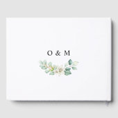 エレガントカリ結婚の ゲストブック (裏面)