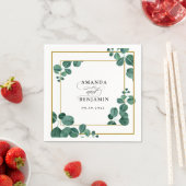 エレガントカリ結婚の スタンダードカクテルナプキン (インサイチュ)