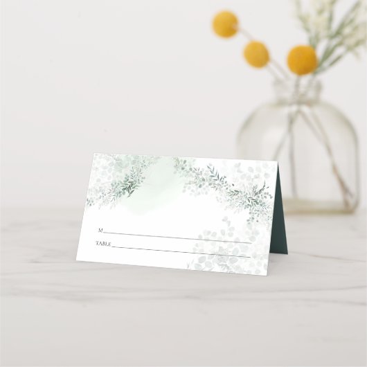 エレガントカリ結婚の プレイスカード (裏面)