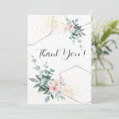 エレガントカリ結婚サンキューカード サンキューカード (スタンド正面)