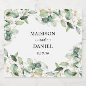 エレガントカリ葉パイ結婚ズ ビールラベル (シングルラベル)