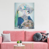 エレガントカーニバル衣装，ヴェネツィア キャンバスプリント (インサイチュ (リビング))