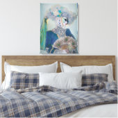 エレガントカーニバル衣装，ヴェネツィア キャンバスプリント (インサイチュ (寝室))