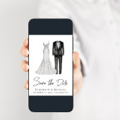 エレガントガウンTuxedo水色 セーブザデート