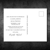 エレガントガウンTuxedo水色 案内ポストカード