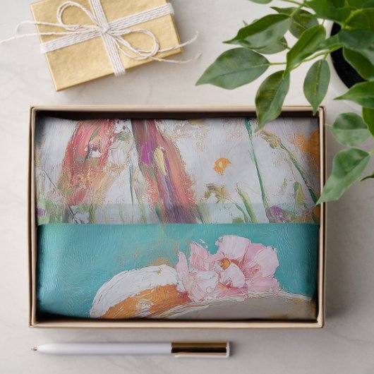 エレガントガチョウのフローラ 薄葉紙 (ギフト)