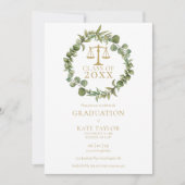 エレガントガーランド写真法学校卒業党 招待状 (正面)