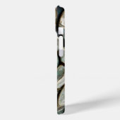 エレガントガーリーカラフルアワビ石パーソナライズデザイン Case-Mate iPhoneケース (裏面 / 左)
