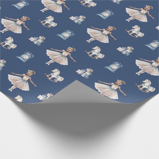 エレガントガーリークリスマス ラッピングペーパー (角)