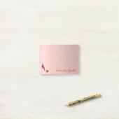 エレガントガーリースタイリッシュハイヒール ポストイット (デスク上)