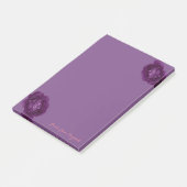 エレガントガーリースタイリッシュ紫，バラ ポストイット (アングル)