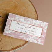 エレガントガーリートレンディーピンクコーラルホワイトフローラレース ラベル