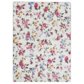 エレガントガーリートレンディーヴィンテージバラ花柄 クリップボード (裏面)