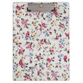 エレガントガーリートレンディーヴィンテージバラ花柄 クリップボード (正面)