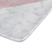 エレガントガーリーバラ金ゴールドグリッター カッティングボード (角)