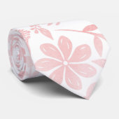 エレガントガーリーバラ金ゴールド花形パターン ネクタイ (ロール)