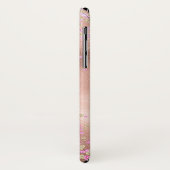 エレガントガーリーフェイクバラ金箔パーソナライズされた Case-Mate iPhoneケース (裏面/左)