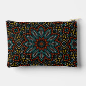 エレガントガーリーモダンスタイリッシュ紋文様 アクセサリーポーチ (裏面)