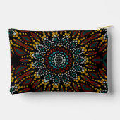 エレガントガーリーモダンスタイリッシュ紋文様 アクセサリーポーチ (裏面)