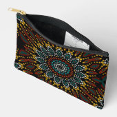 エレガントガーリーモダンスタイリッシュ紋文様 アクセサリーポーチ (見開き)