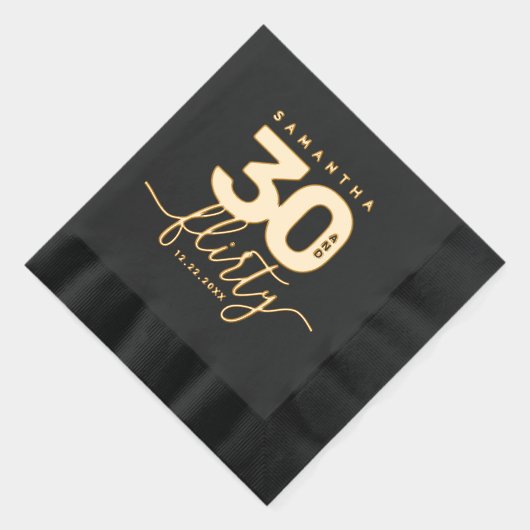 エレガントガーリーモダン30と気のあるそぶりをした 箔ナプキン (右)