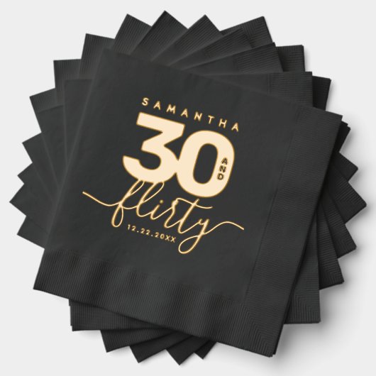 エレガントガーリーモダン30と気のあるそぶりをした 箔ナプキン (インサイチュ (積み重ね))