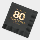 エレガントガーリーモダン80と素晴らし 箔ナプキン (左)