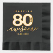 エレガントガーリーモダン80と素晴らし 箔ナプキン (正面)