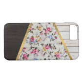 エレガントガーリーヴィンテージバラフローラ金ゴールドグリッター Case-Mate iPhoneケース (裏面(横))