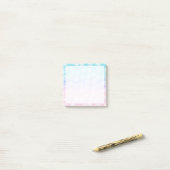 エレガントガーリー勾配パイナップルカラフル型 ポストイット (デスク上)