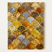 エレガントガーリー金ゴールドはかりで測 プランナー手帳 (裏面)