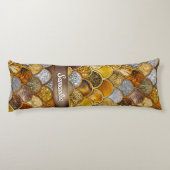 エレガントガーリー金ゴールドはかりで測 ボディピロー (裏面)