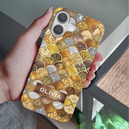 エレガントガーリー金ゴールドはかりで測 Case-Mate iPhoneケース