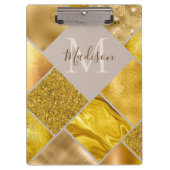 エレガントガーリー金ゴールド クリップボード (正面)