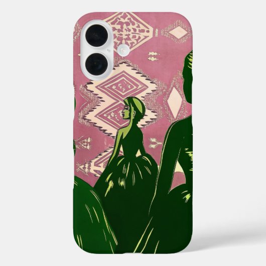 エレガントガール Case-Mate iPhoneケース (裏面)