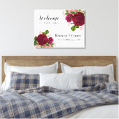 エレガントキャンバ結婚スへようこそ キャンバスプリント (インサイチュ (寝室))