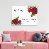 エレガントキャンバ結婚スへようこそ キャンバスプリント (インサイチュ (リビング))