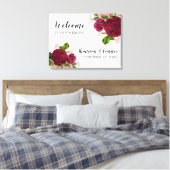 エレガントキャンバ結婚スへようこそ キャンバスプリント (インサイチュ (寝室))