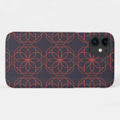 エレガントキュートシンプルな幾何の花 Case-Mate iPhoneケース (裏面(横))