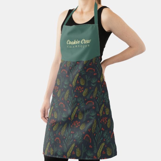 エレガントクッキークルー冬の植物園 エプロン (インサイチュ)