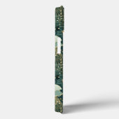 エレガントクラゲ模様 – 名前をカスタムする Case-Mate iPhoneケース (裏面 / 右)