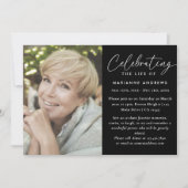 エレガントクラシックお祝い 招待状 (正面)