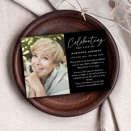 エレガントクラシックお祝い 招待状