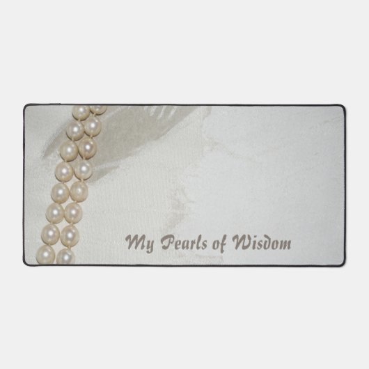 エレガントクラシックのスタイリッシュ真珠 デスクマット (正面)